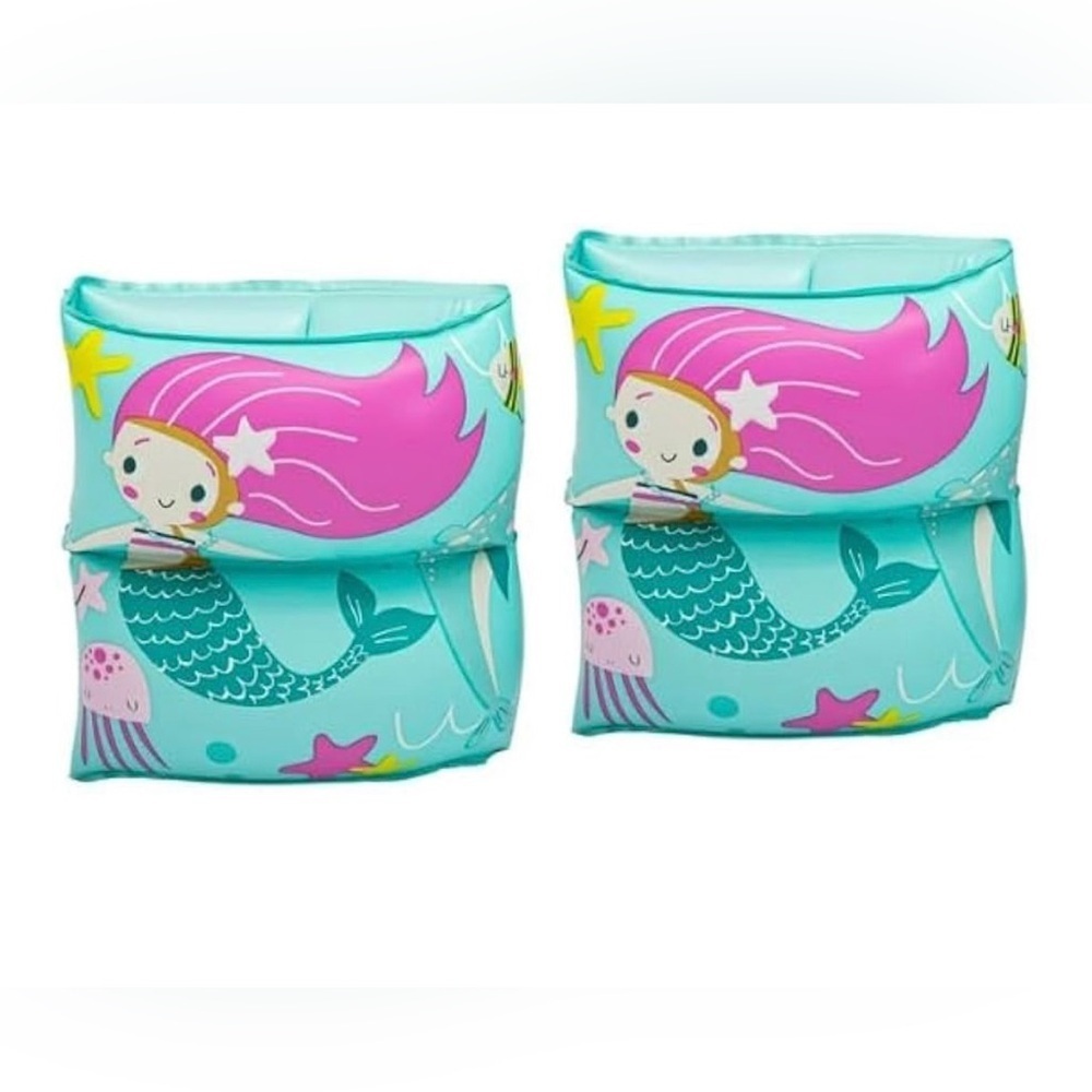 Kids Armbands - Vibrant Blue and Pink - Picture 5 of 5